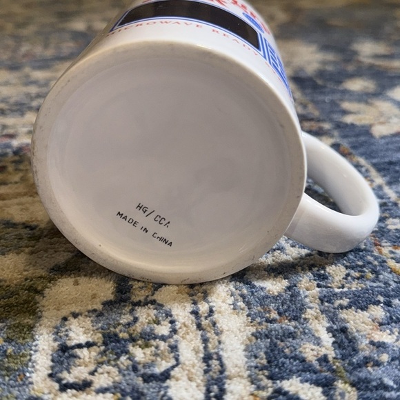 HUNGRY JACK Pillsbury MICROWAVE READY SYRUP Ceramic Red/Blue Coffee/Tea Mug Cup - Picture 10 of 15